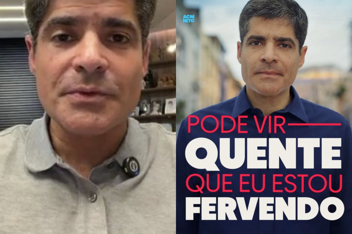 Após acusação de receber R$ 3,6 milhões do Banco Master, ACM Neto volta a se posicionar nas redes: 'Pode vir quente que eu estou fervendo'