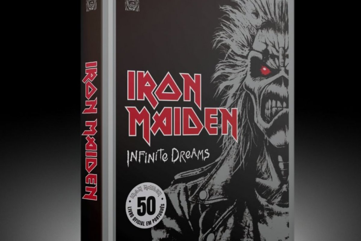 Após meses esgotado, livro oficial que celebra os 50 anos do Iron Maiden retorna às livrarias