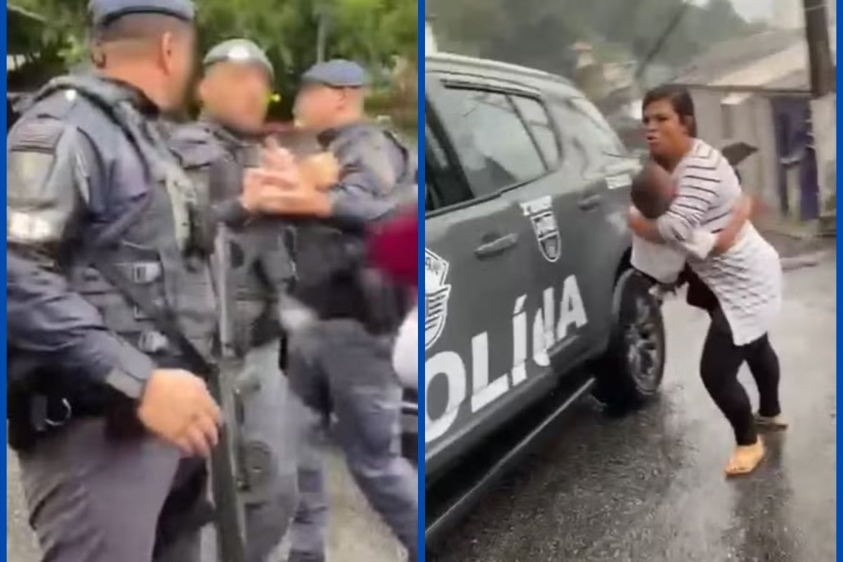 Vídeo: menino de 3 anos é atropelado por viatura ao sair da creche, e policial ameaça e xinga mãe da criança