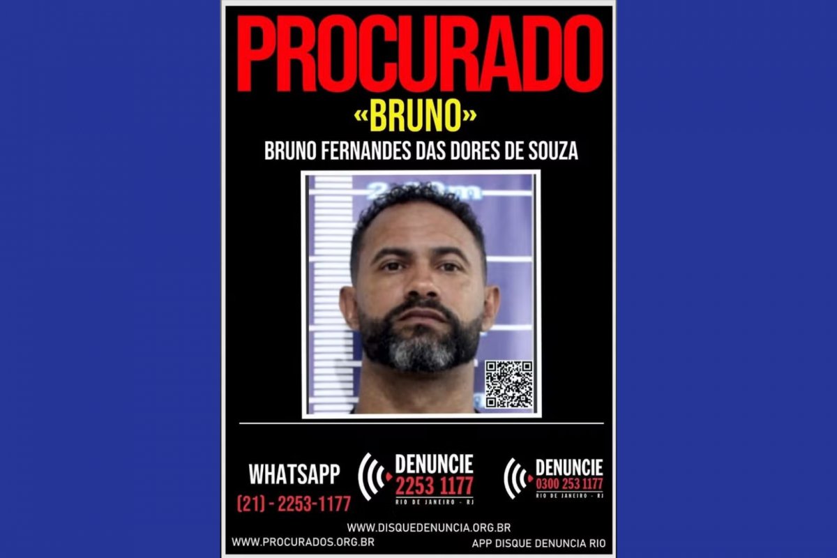 Disque Denúncia pede informações sobre paradeiro do goleiro Bruno