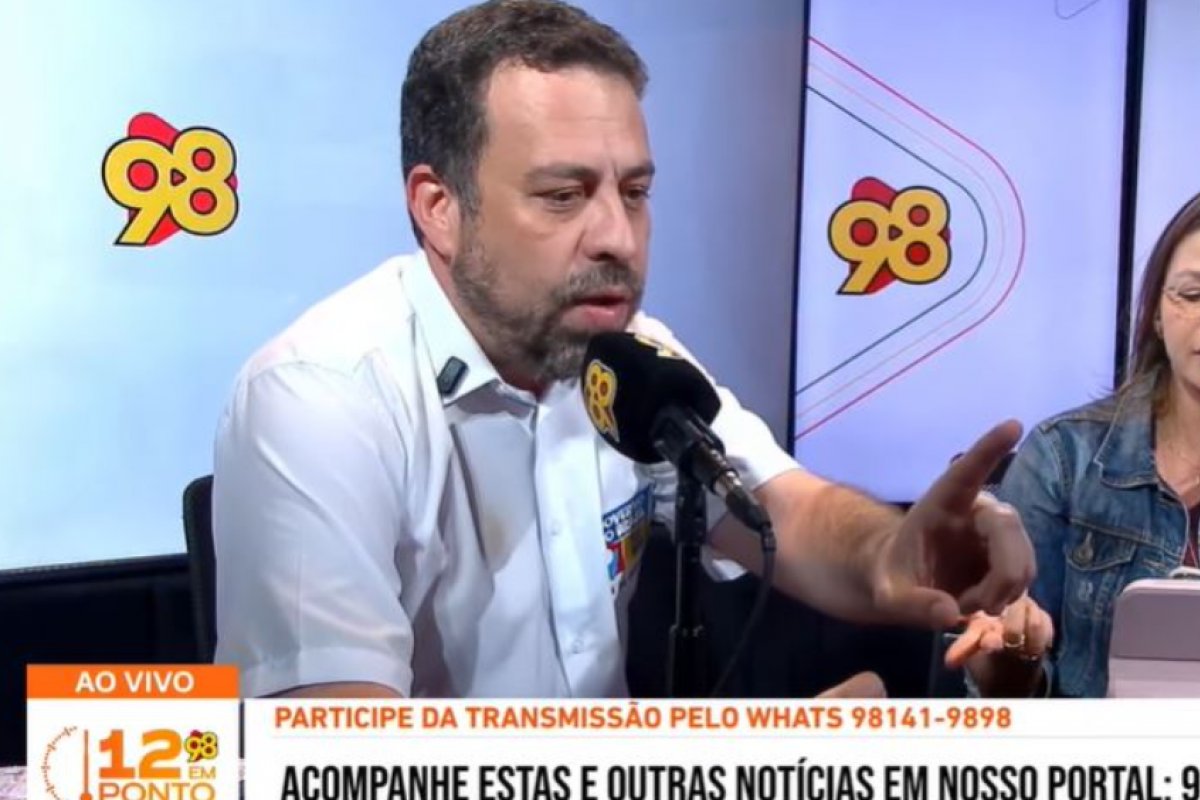 Vídeo: Boulos é contestado ao vivo por jornalistas durante entrevista em rádio no RN