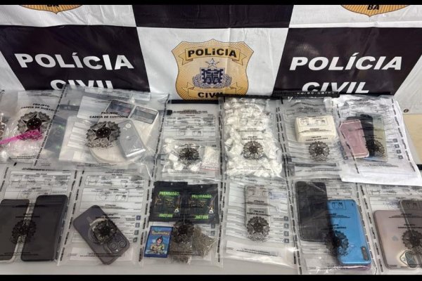 [Três homens são presos por tráfico de drogas durante operação em Conceição da Feira]