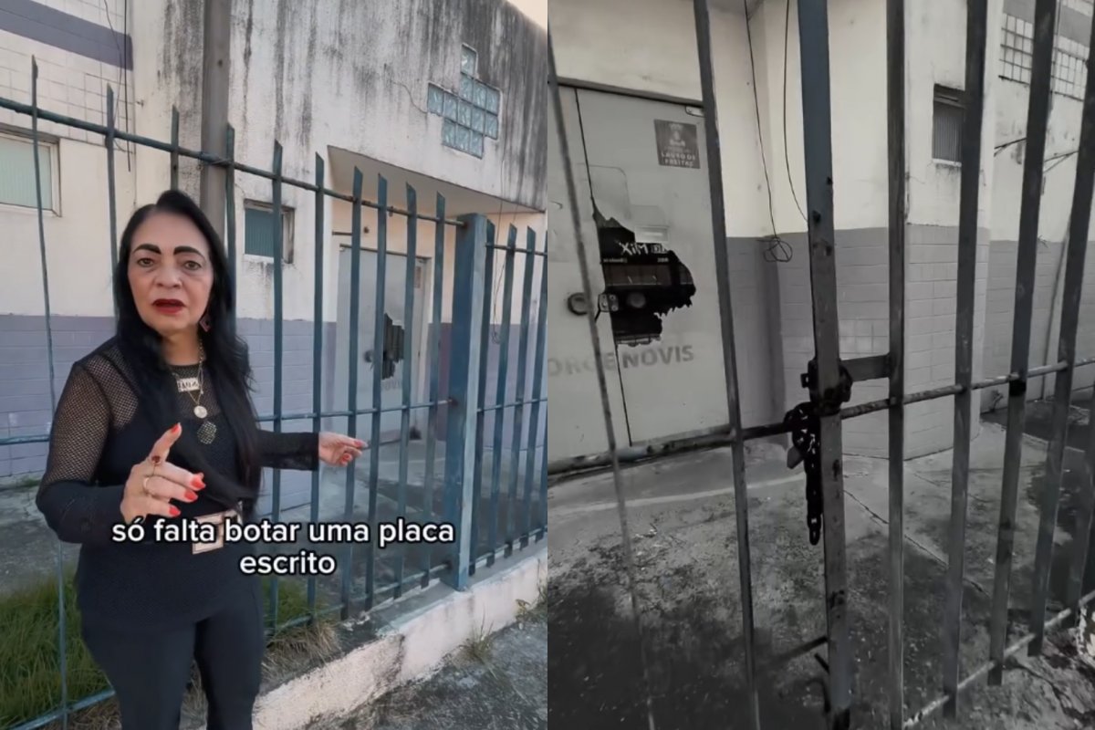 Vídeo: Ex-prefeita de Lauro de Freitas denuncia que Hospital Jorge Novis está há mais de um ano em reforma