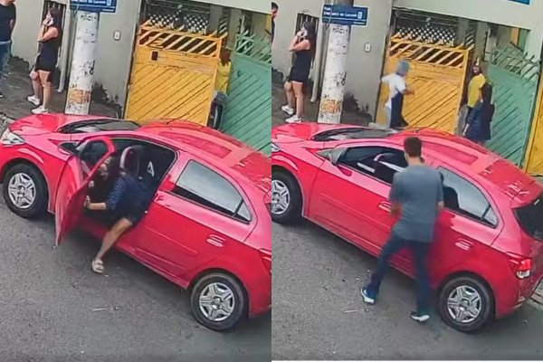 [Vídeo: Carro com bebê de 2 meses é roubado na Zona Norte de SP; suspeito foi preso ]