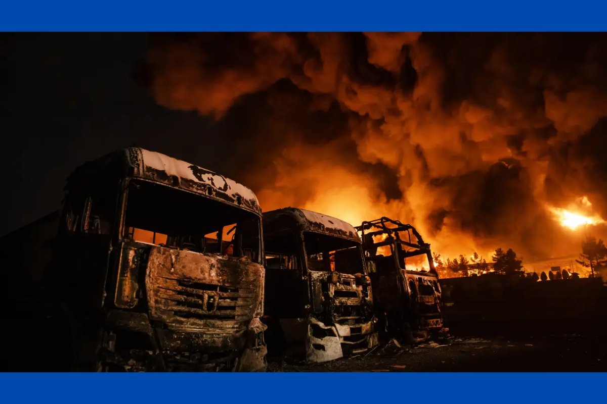 Nuvem tóxica atinge iranianos após ataques israelenses; há risco de câncer e demais problemas de saúde