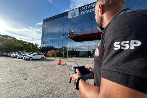 [Segurança Pública anuncia lançamento de novos superdrones para combater crime organizado]