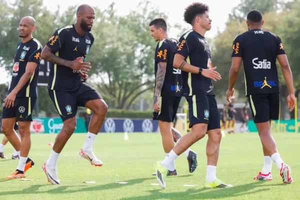 [Ancelotti promove cinco mudanças em último treino da Seleção antes de enfrentar Croácia ]
