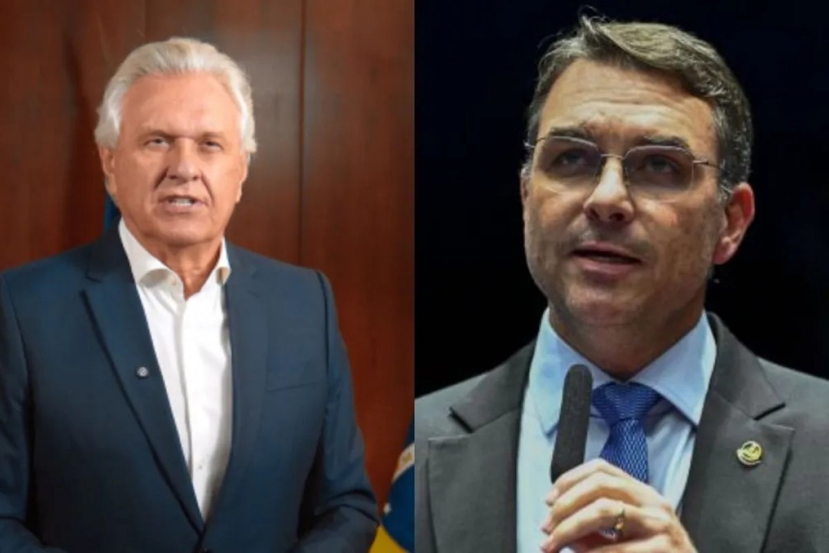 Ronaldo Caiado critica adversário Flávio Bolsonaro: “Não tem experiência para governar”