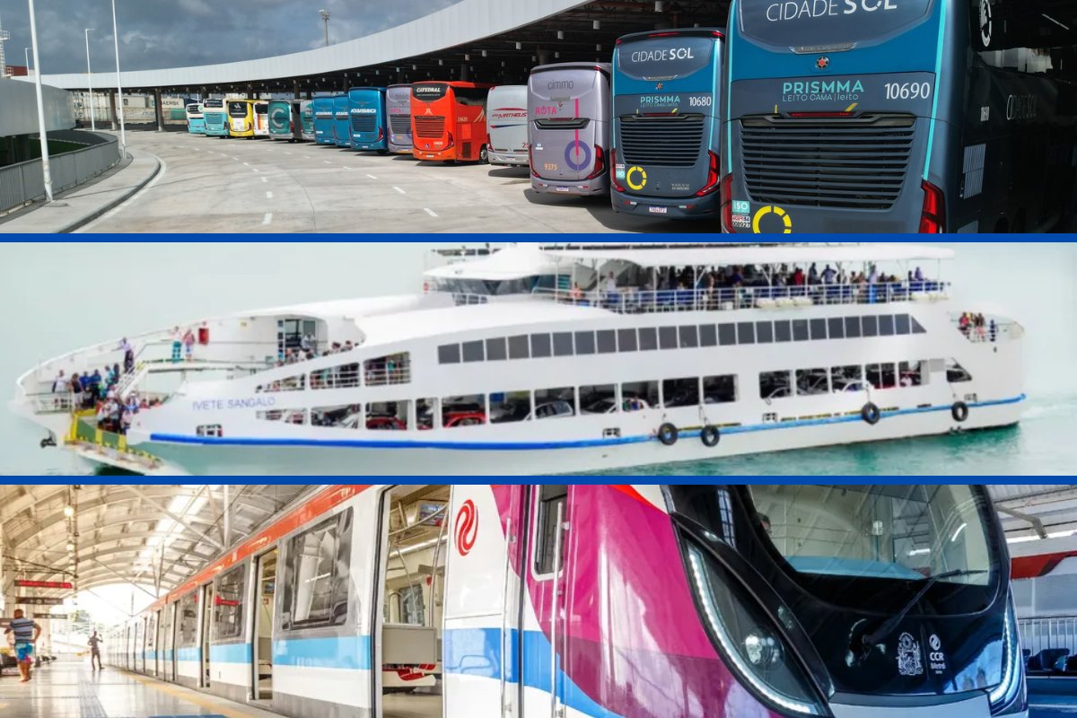 Rodoviária de Salvador, Ferry-Boat e sistema metroviário iniciam operações especiais no feriadão da Semana Santa na Bahia; confira