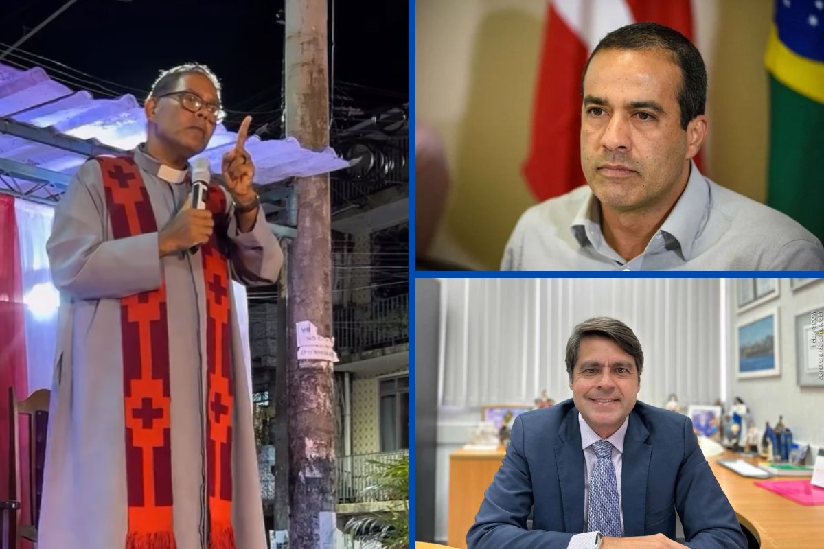 Vídeo: Padre Jorge Brito critica Paulo Câmara, aliado de Bruno Reis, por promoção de evento profano em dia de celebração da Sexta-Feira Santa