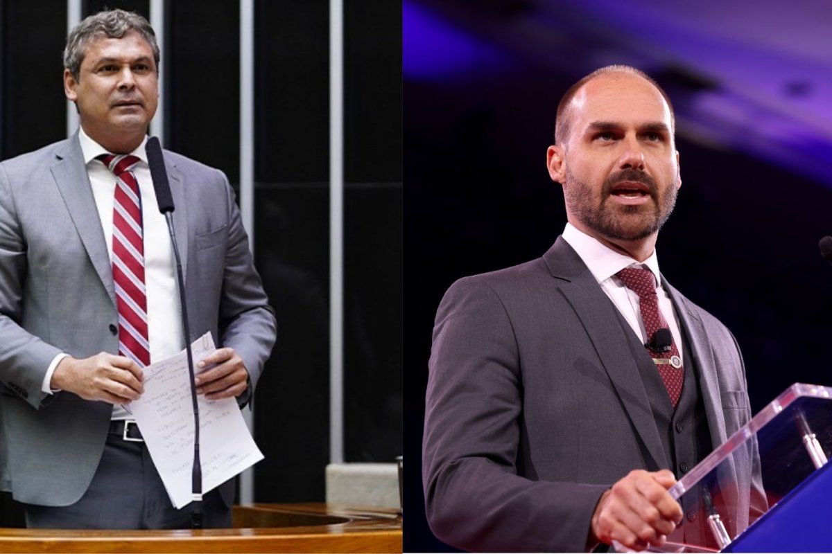 Lindbergh Farias protocola no STF pedido de prisão preventiva contra Eduardo Bolsonaro 