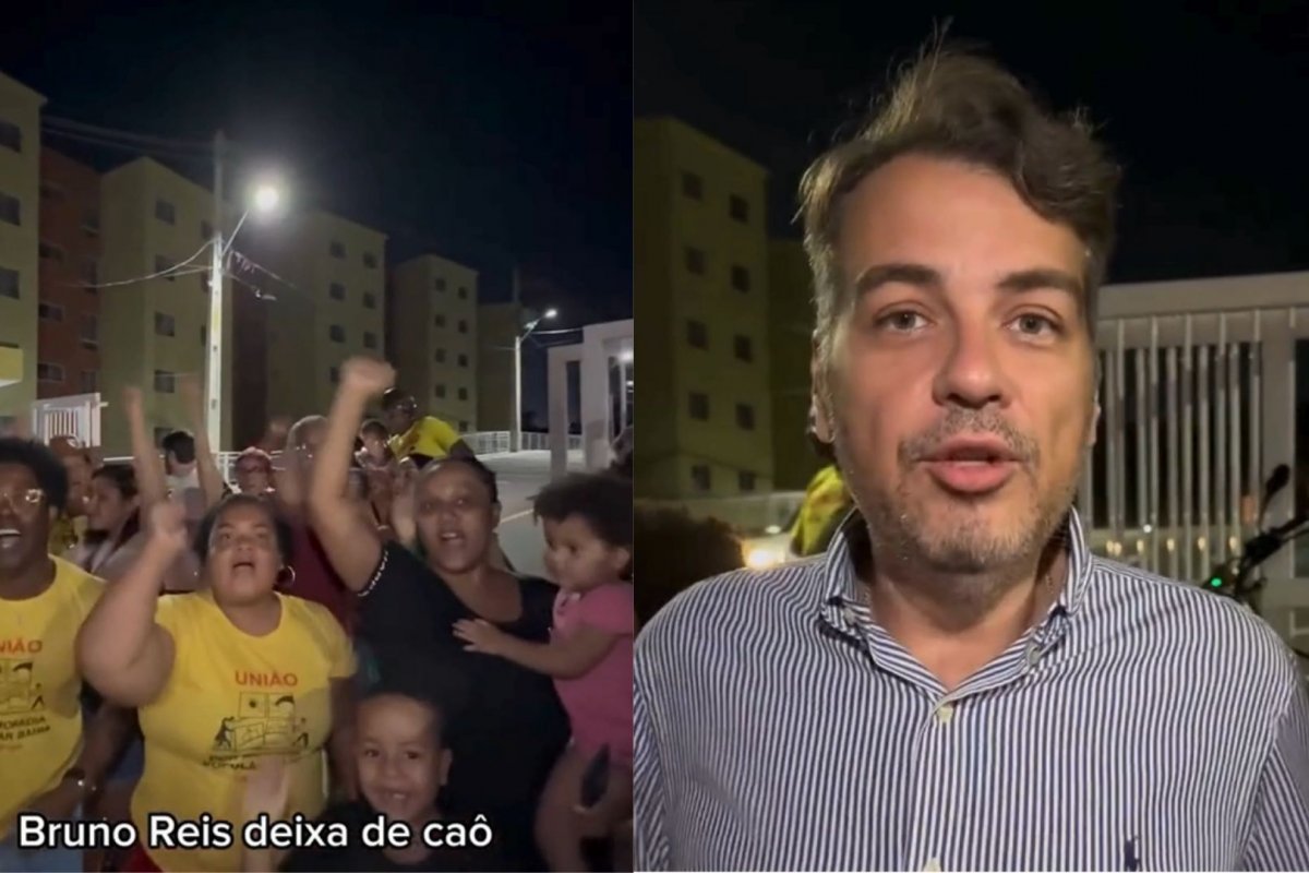 Vídeo: Populares protestam e cobram de Bruno Reis liberação do Habite-se do Residencial Zulmira Barros