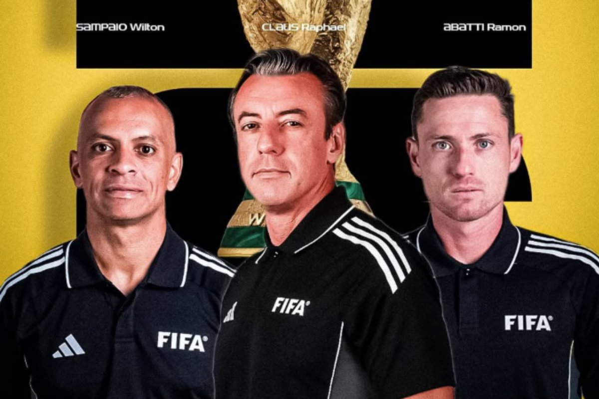 Brasil terá três árbitros na Copa do Mundo e Toski entra como VAR após polêmica recente com o Bahia
