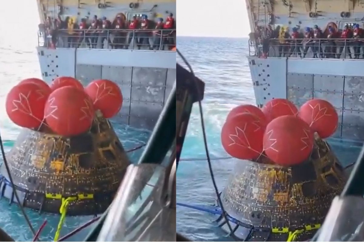 Vídeo: Equipes da Nasa resgatam cápsula Orion da missão Artemis II