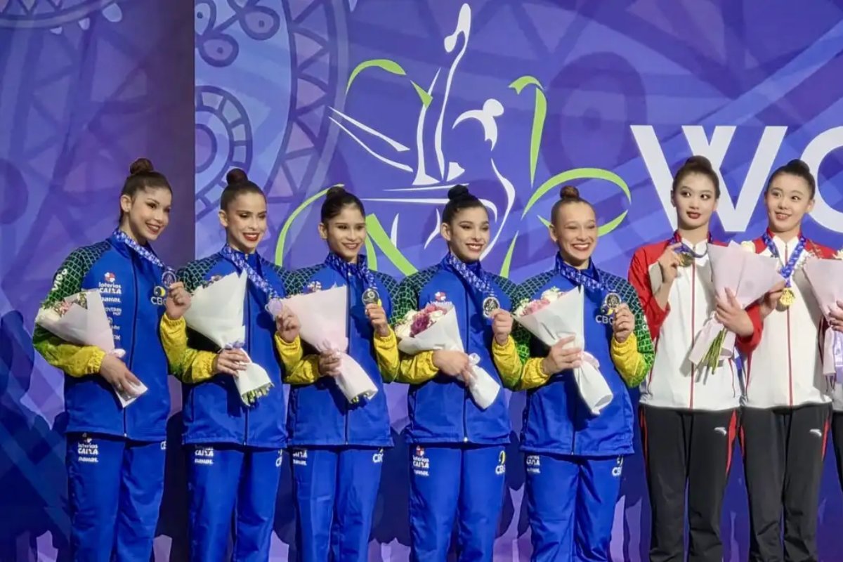 Brasil garante duas medalhas na Copa do Mundo de Ginástica Rítmica
