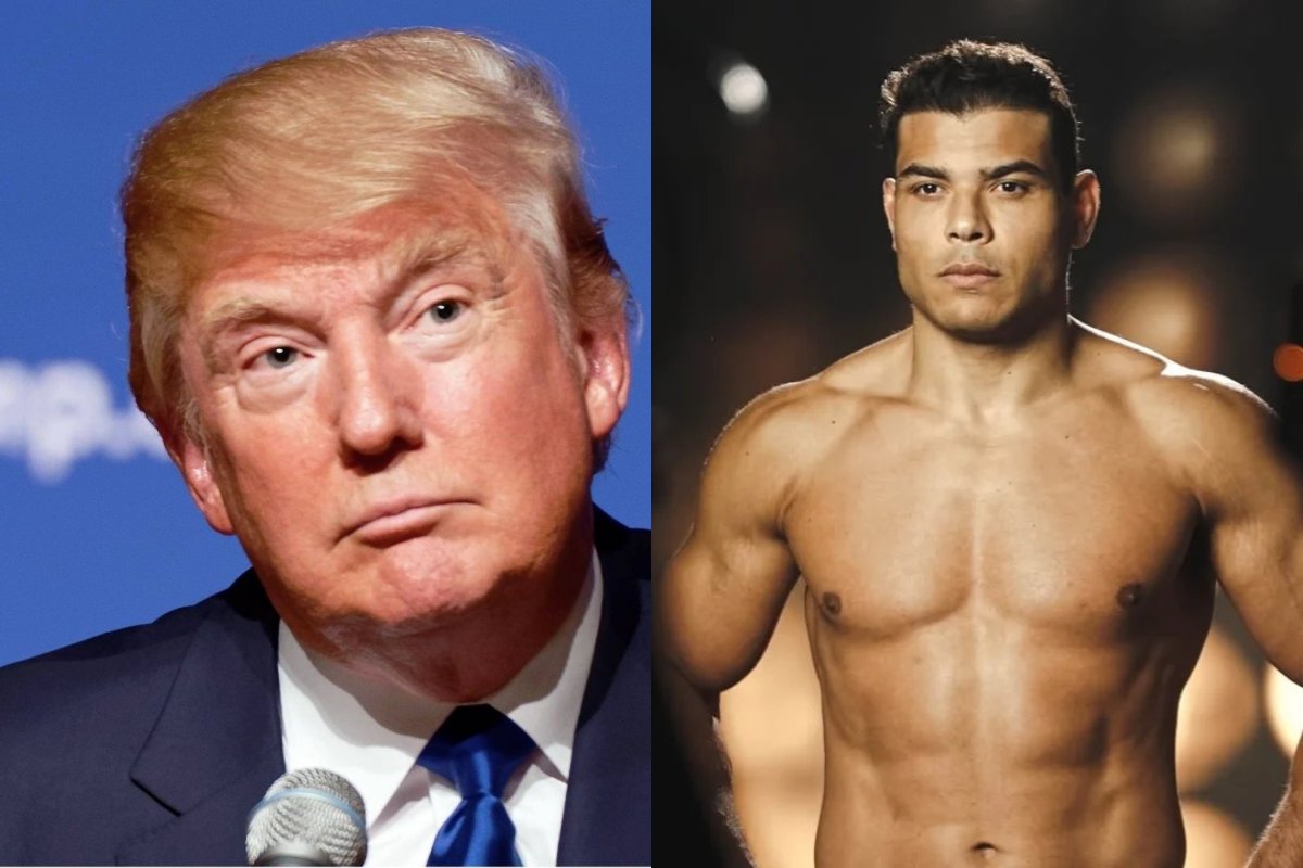 Trump elogia brasileiro no UFC após vitória: 'bonito demais para ser lutador'