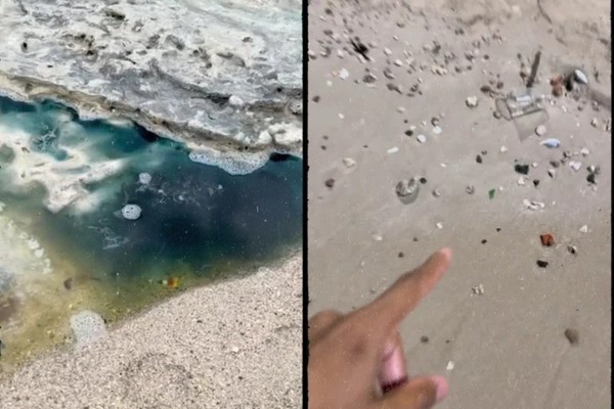 Moradores de São Tomé de Paripe seguem sofrendo com efeitos da contaminação em praia; laudo do Inema ainda não foi disponibilizado