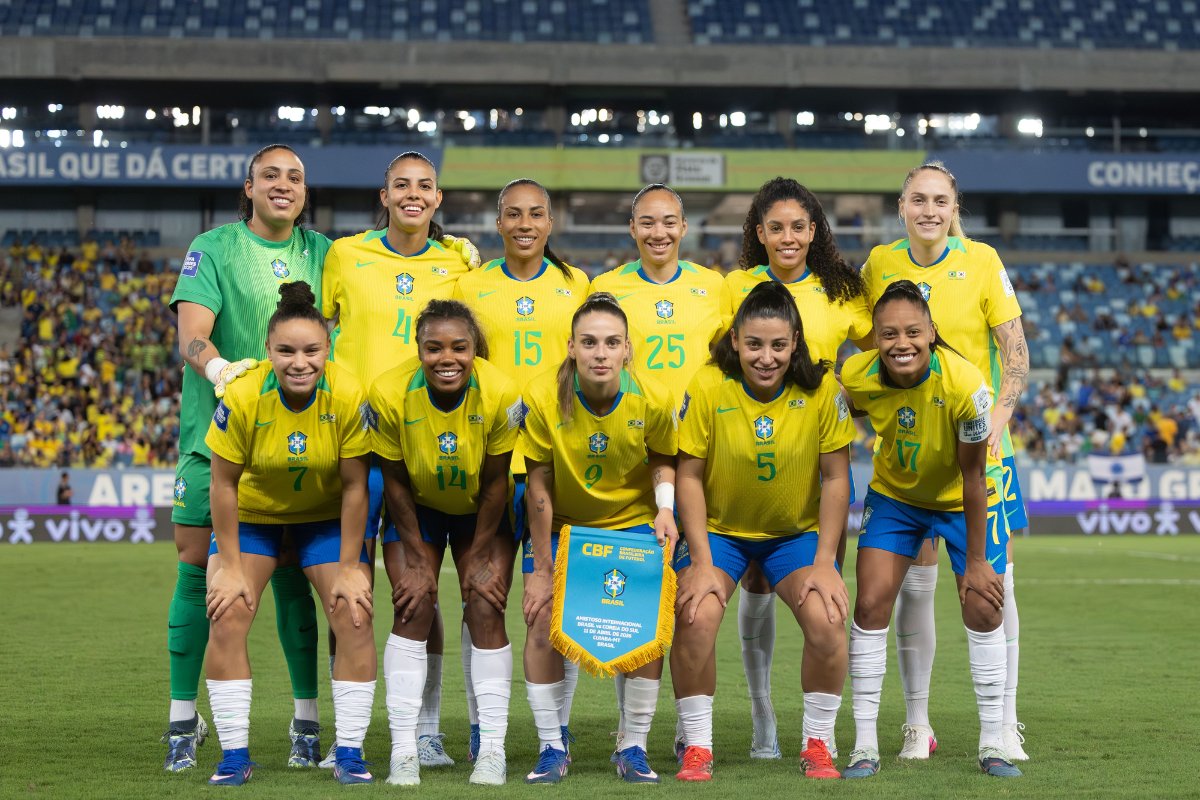 Brasil enfrenta Zâmbia nesta terça (14), pela segunda rodada do FIFA Series