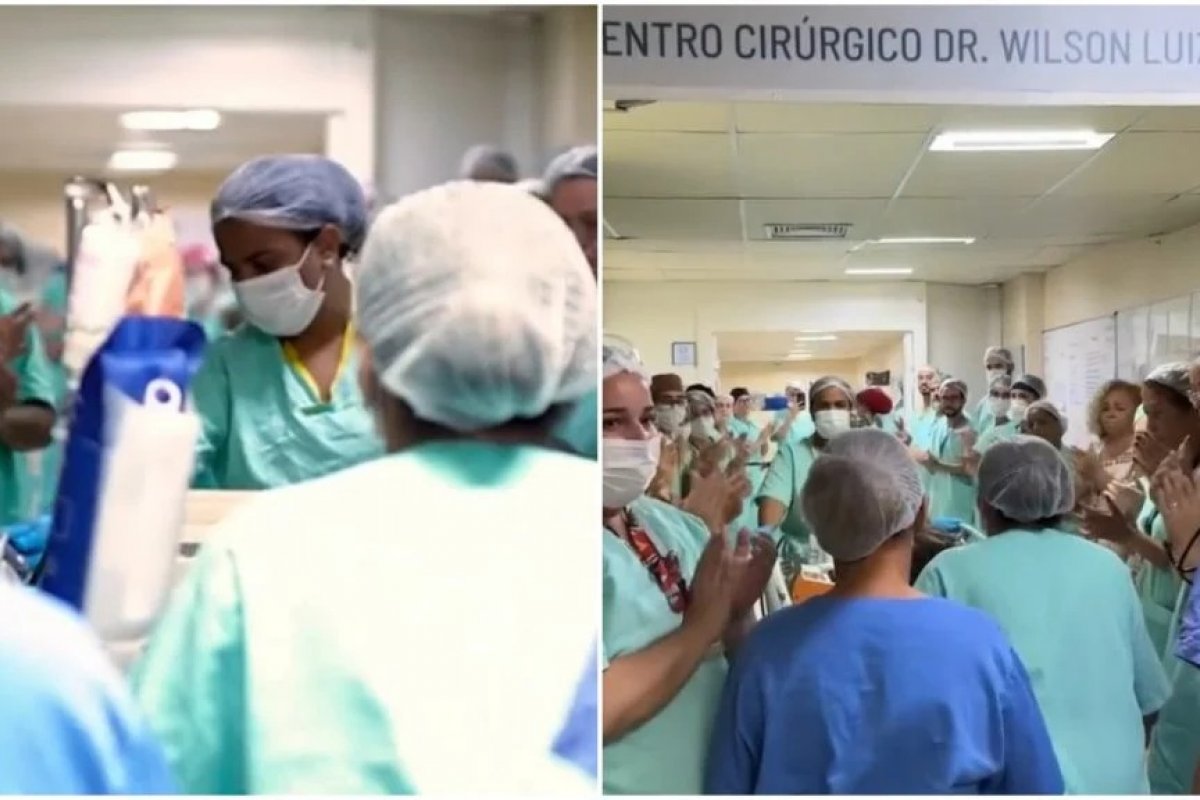 Vídeo: Criança doadora de órgãos é homenageada com “corredor da honra” em hospital de Belo Horizonte