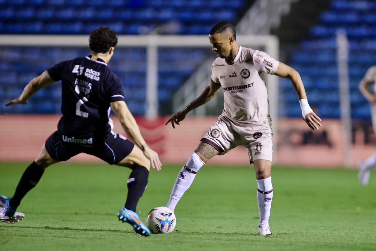 Jacuipense sai na frente, mas sofre virada do Ceará e segue sem vencer na Copa do Nordeste