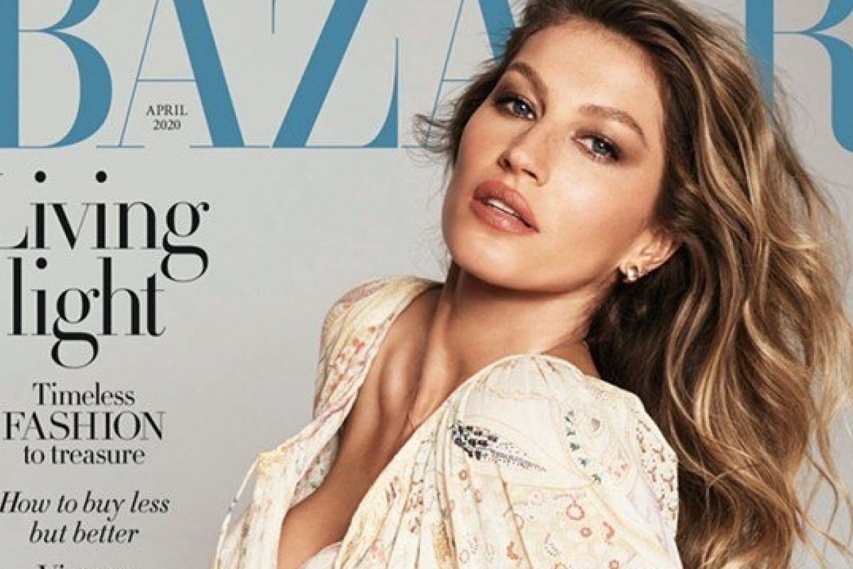 Gisele Bündchen arrasa na capa da ‘Harper’s Bazaar Austrália’