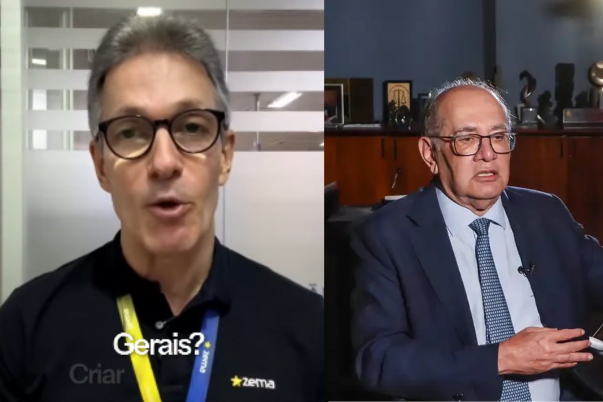 Zema sobe mais o tom após resposta de Gilmar Mendes: "Parem de roubar o brasileiro"