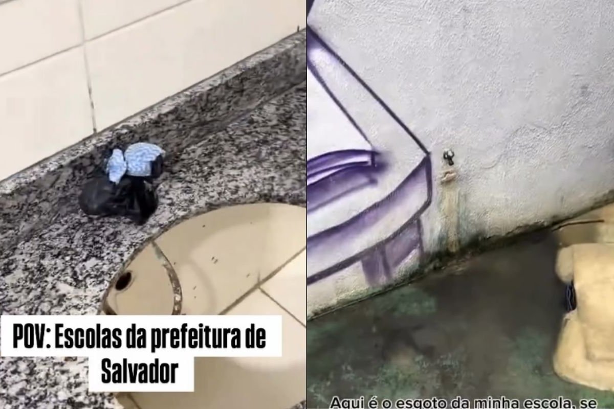 Vídeo: Estudantes de escola municipal de Salvador fazem “trend do desinteresse” e expõem problemas na unidade