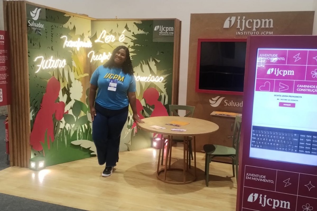 Instituto JCPM participa da Bienal do Livro da Bahia com stand interativo e foco na juventude