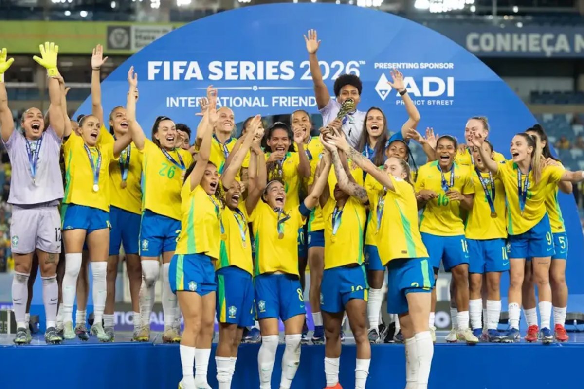Brasil conquista título do FIFA Series de futebol feminino Brasil conquista título do FIFA Series de futebol feminino
