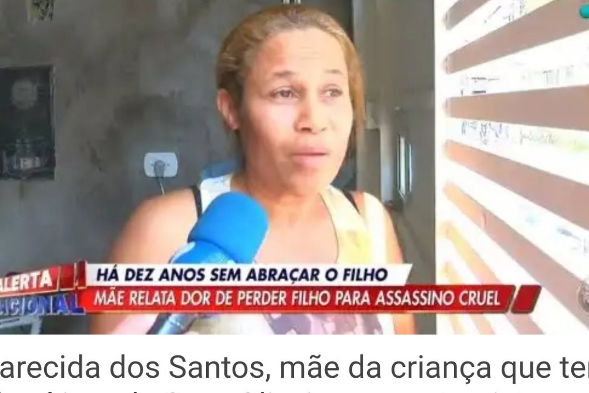 Mãe de garoto assassinado por Suzy Oliveira desabafa:'Eu recebi o que? Nada'
