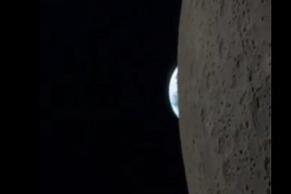 Vídeo: Astronauta publica vídeo gravado em celular durante viagem à Lua