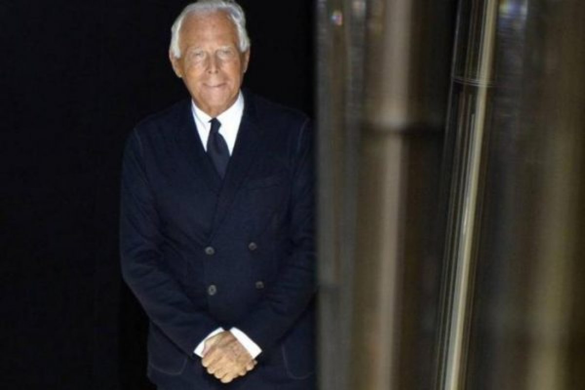 Solidário: Giorgio Armani doa 1,25 milhões de euros para combate ao coronavírus