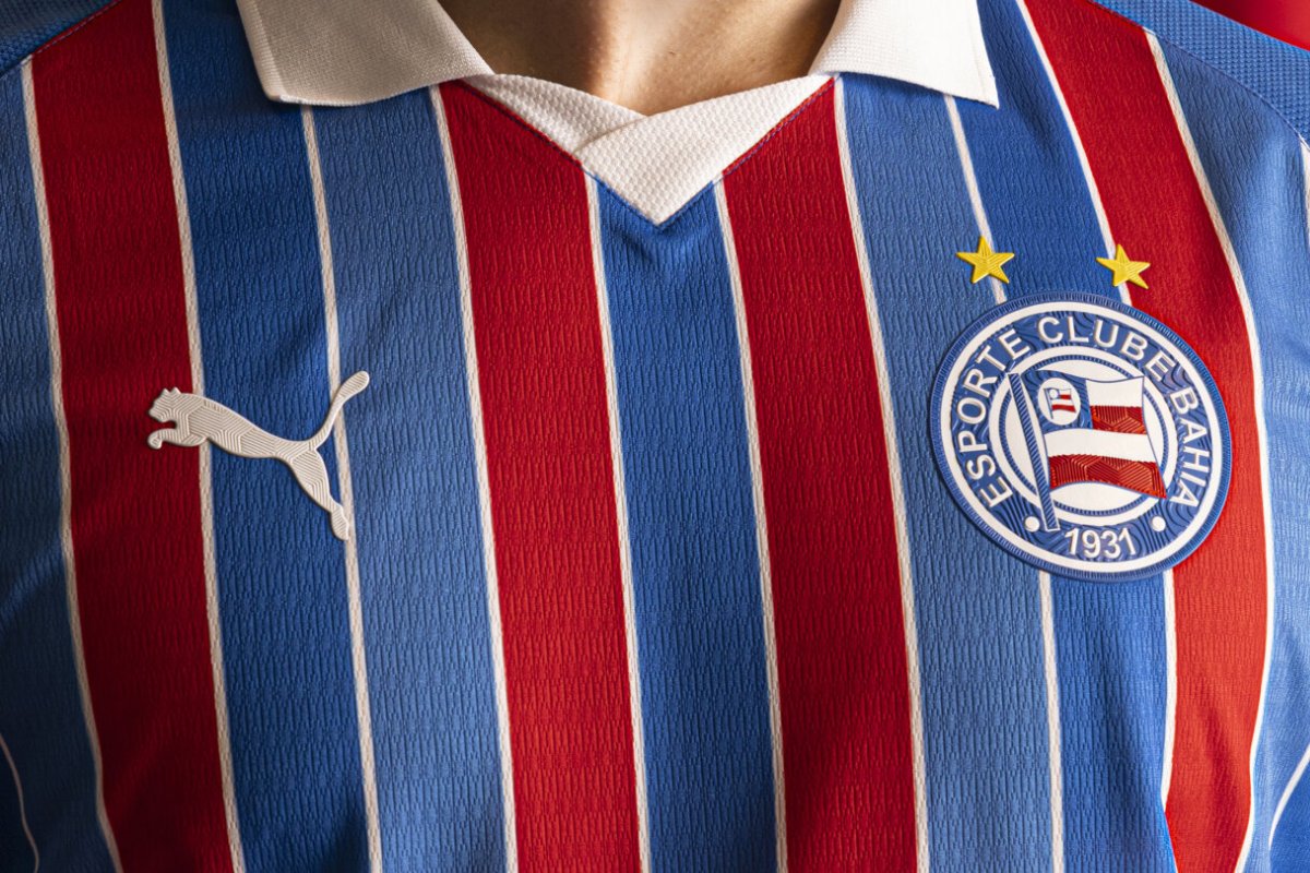 Bahia lança segundo uniforme para a temporada 2026