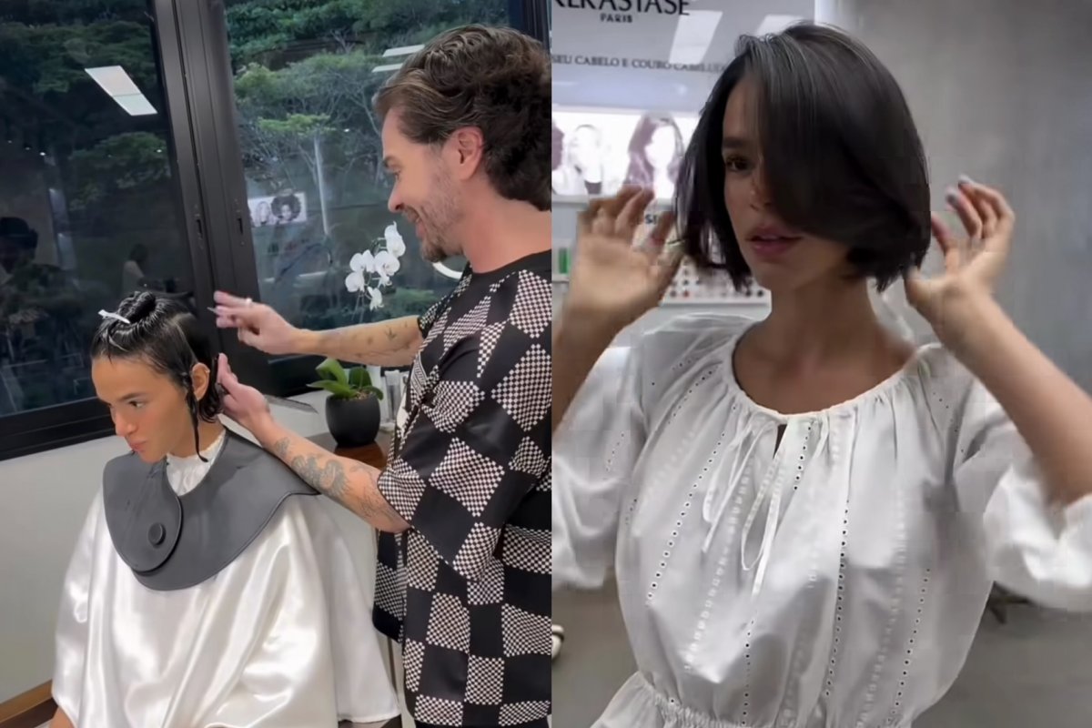 Bruna Marquezine encurta ainda mais o cabelo e aposta em visual que rejuvenesce e valoriza a imagem! 