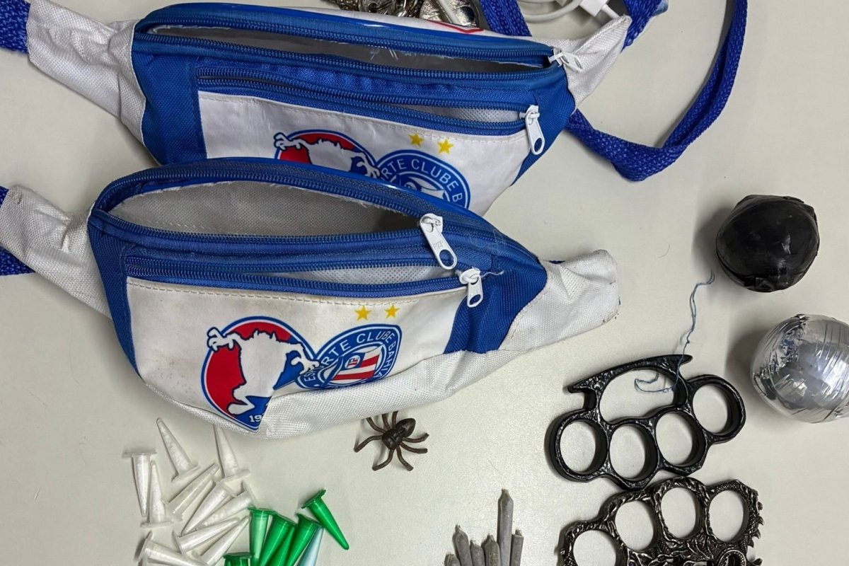 Antes do jogo contra o Santos, integrantes da Bamor são presos com explosivos e drogas