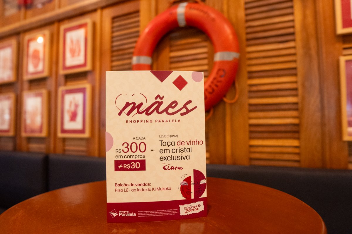  Shopping Paralela celebra Mês das Mães com brinde exclusivo! 