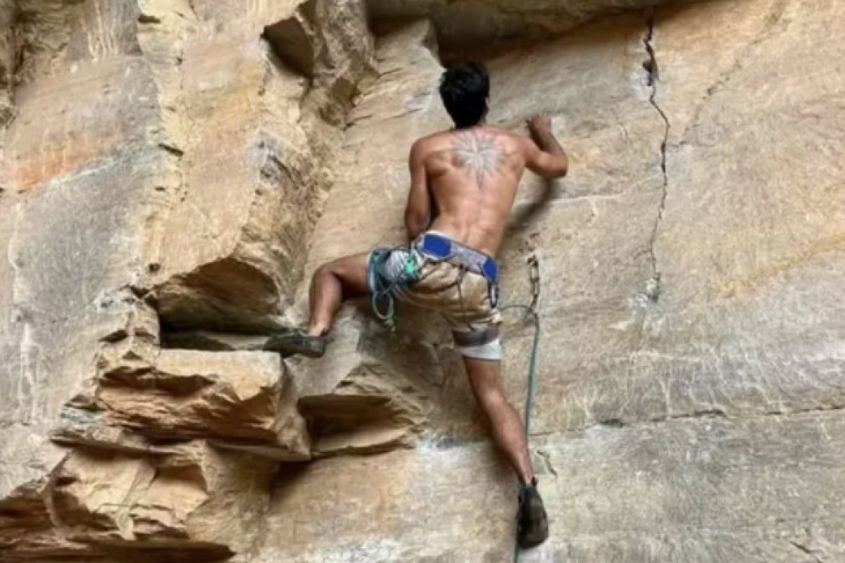 Montanhista morreu após cair de uma altura de 80 metros no interior da Bahia