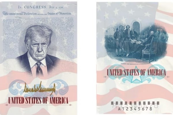 [Passaportes dos EUA terão imagem de Donald Trump em edição especial]