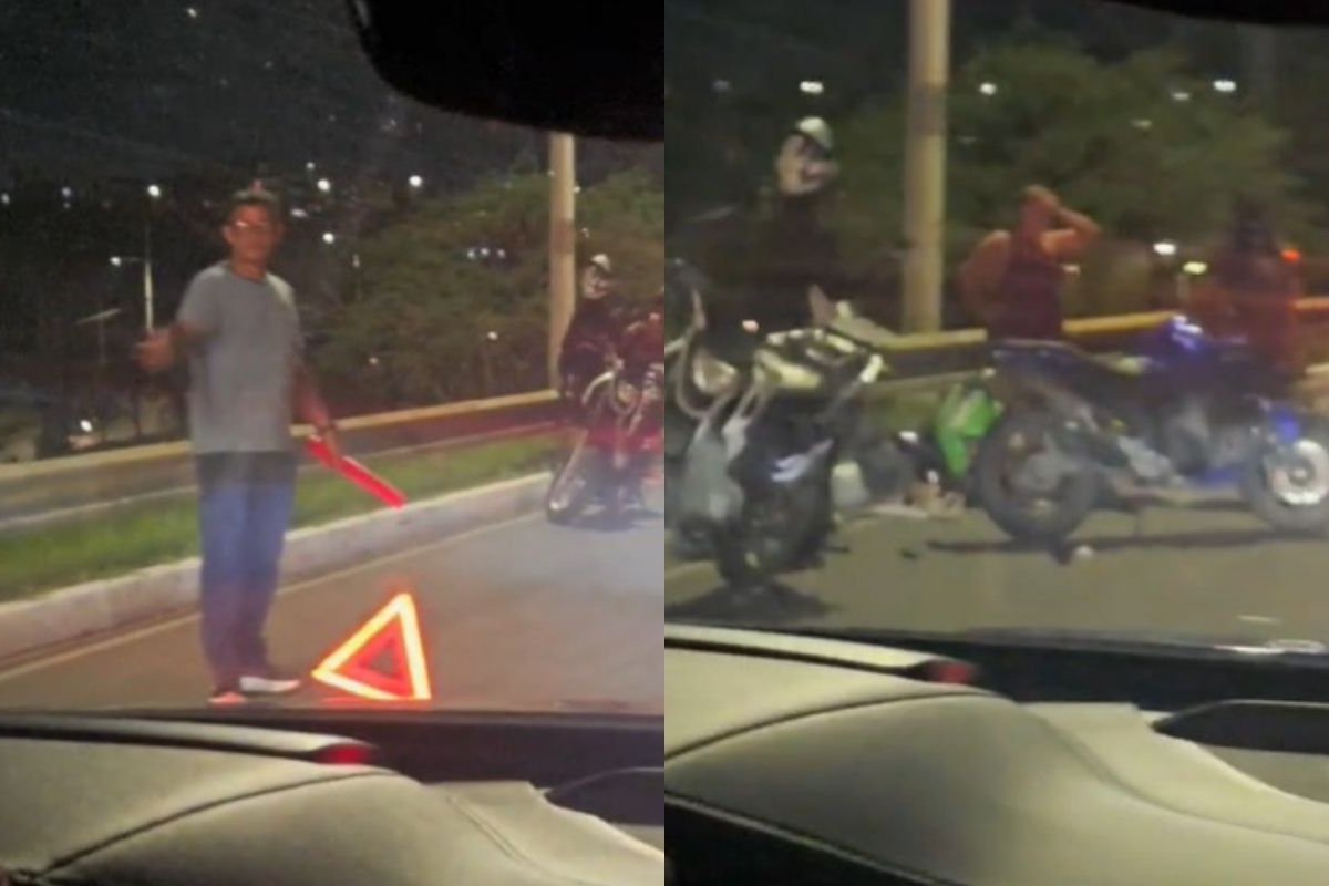 Vídeo: Acidente na Av. Paralela gera congestionamento na noite desta quarta (29)