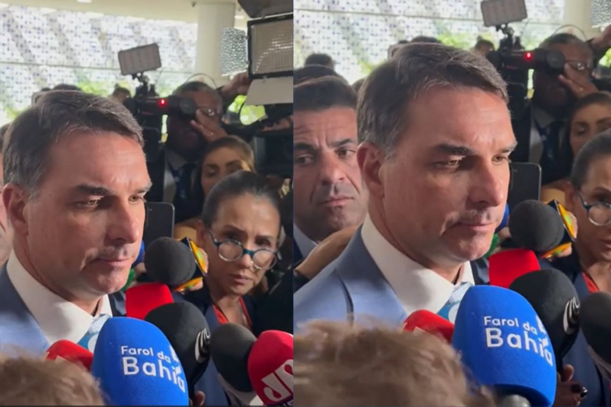 Vídeo: “Deus deu sabedoria a ele para ajudar a resgatar a credibilidade do Congresso”, diz Flávio Bolsonaro sobre articulação de Davi Alcolumbre contra Messias 