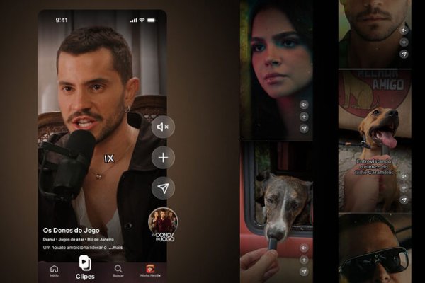 [Netflix aposta em feed vertical de vídeos curtos e navegação simplificada! ]