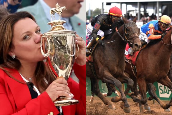 [Vídeo: Cherie DeVaux faz história e se torna a primeira mulher a vencer o Kentucky Derby]