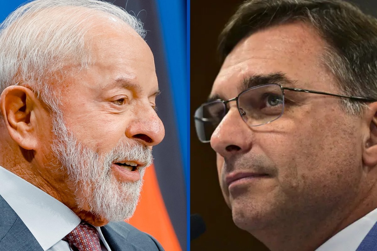 Lula aparece com vantagem sob Flávio Bolsonaro no 1° turno, aponta Meio Ideia