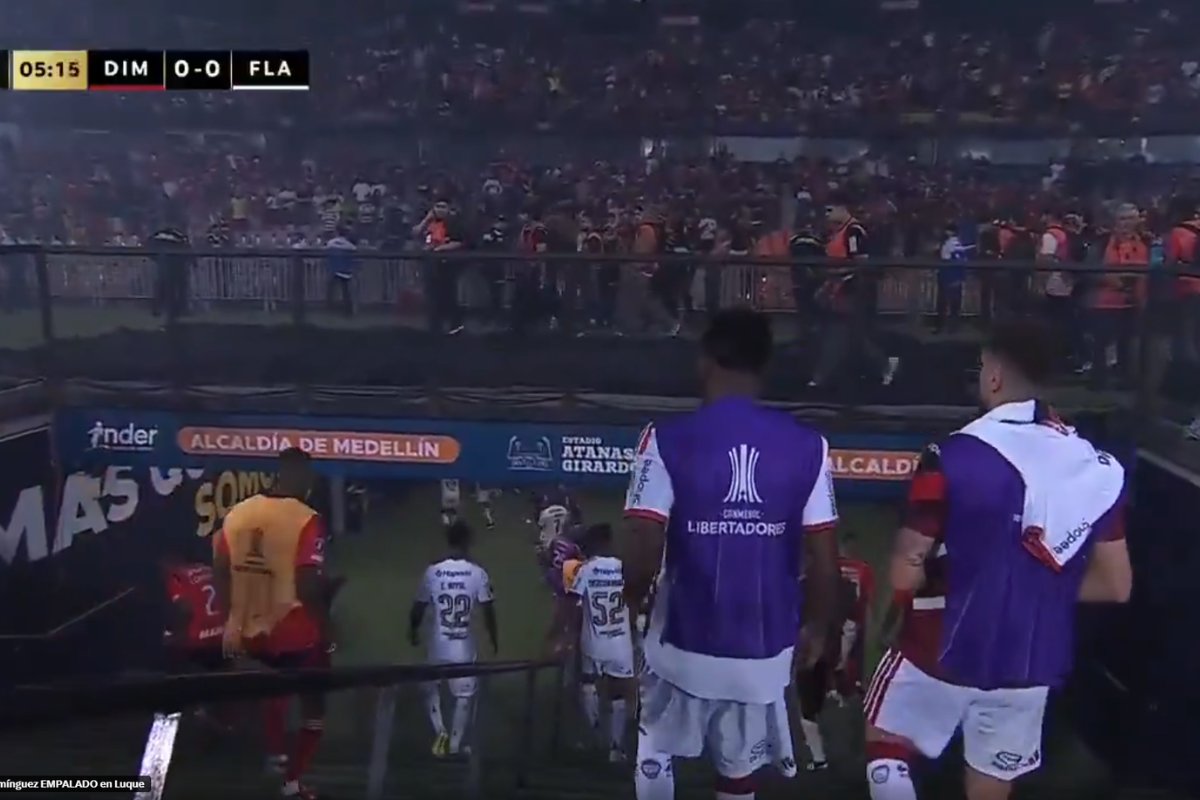 Jogo do Flamengo na Libertadores é cancelado por atos de vandalismo Jogo do Flamengo na Libertadores é cancelado por atos de vandalismo