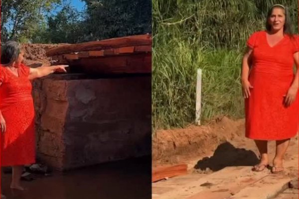 [Vídeo: prefeita de município no Maranhão é alvo de críticas após inaugurar ponte de madeira ]