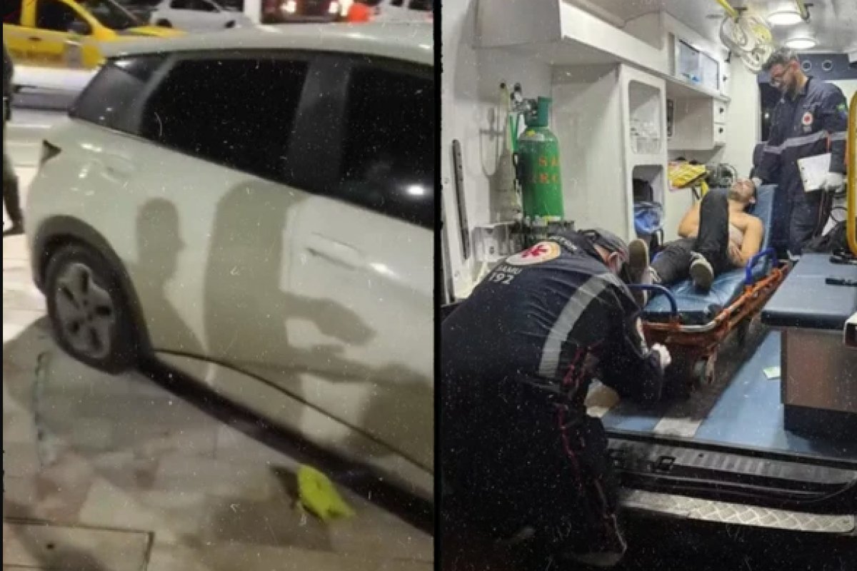 Motorista é baleado por PMs após ser confundido com ladrão em perseguição