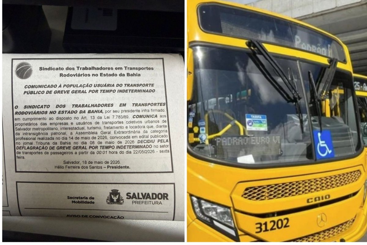 Sindicato dos Rodoviários publica edital e greve por tempo indeterminado pode começar ainda nesta semana