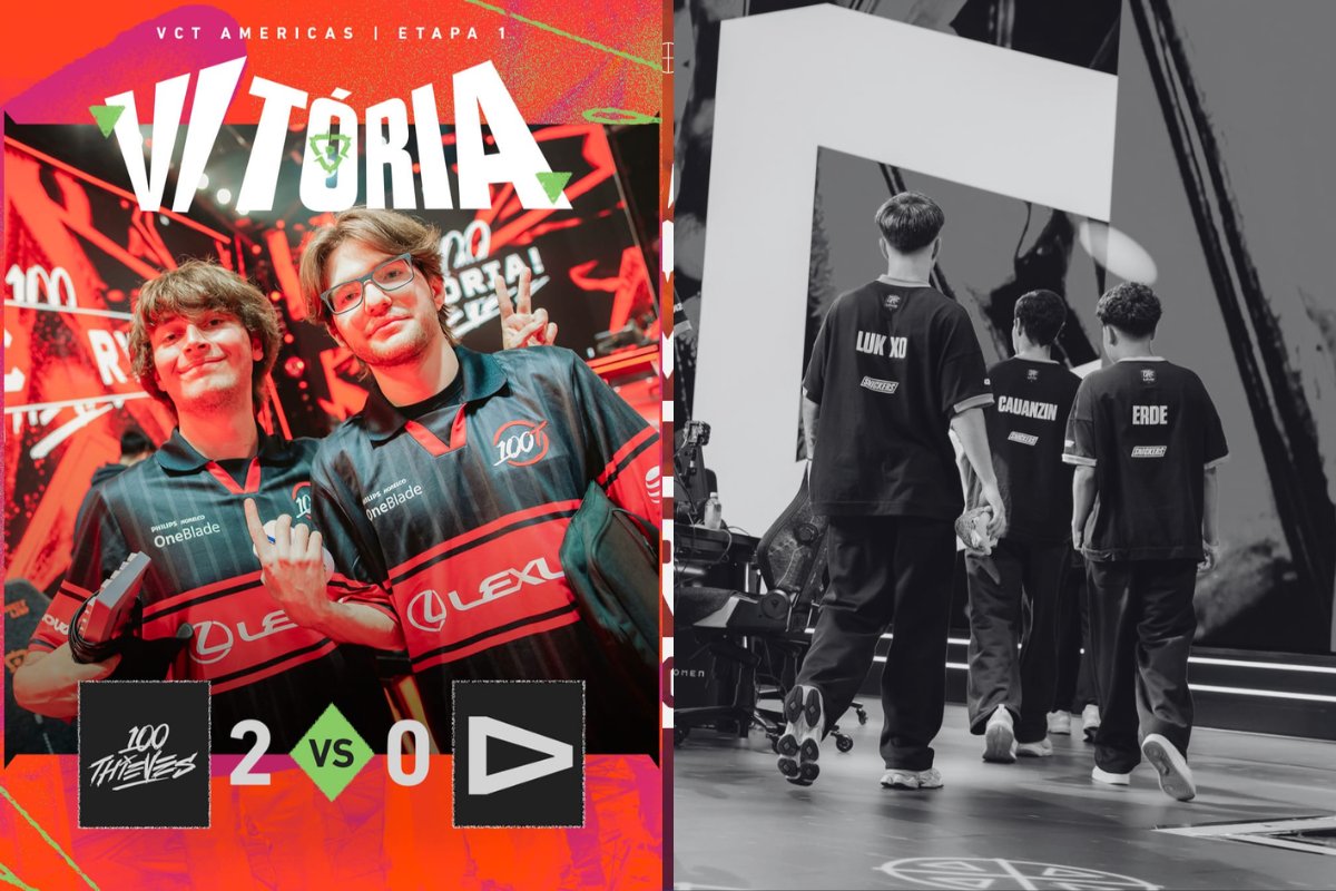 VCT AMERICAS: LOUD é eliminada dos Playoffs após derrota contra a 100 Thieves