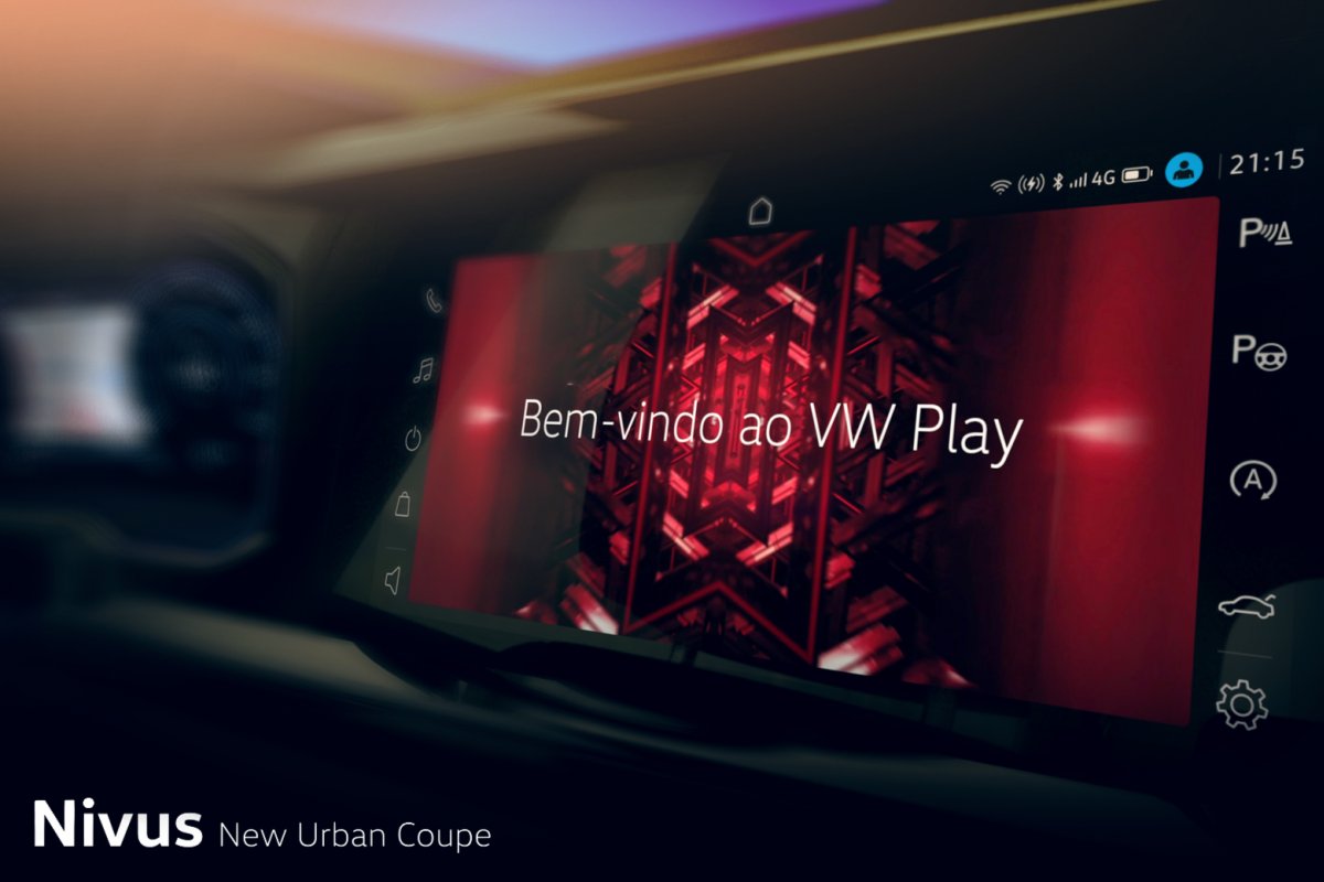 VW vai oferecer multimídia com internet 4G Wi-Fi no Nivus