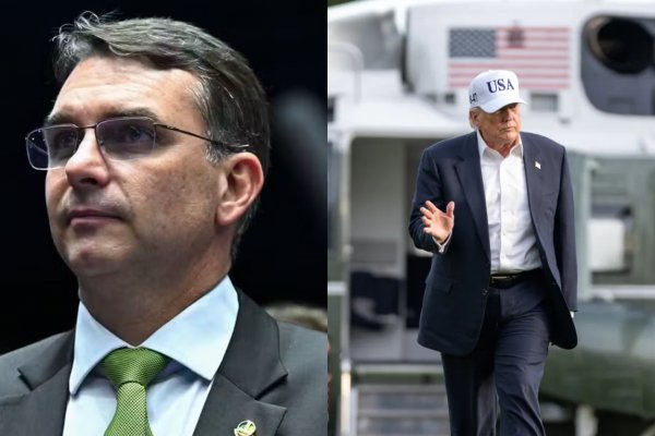 [Flávio Bolsonaro deve se reunir com Donald Trump na Casa Branca na próxima semana, diz colunista  ]